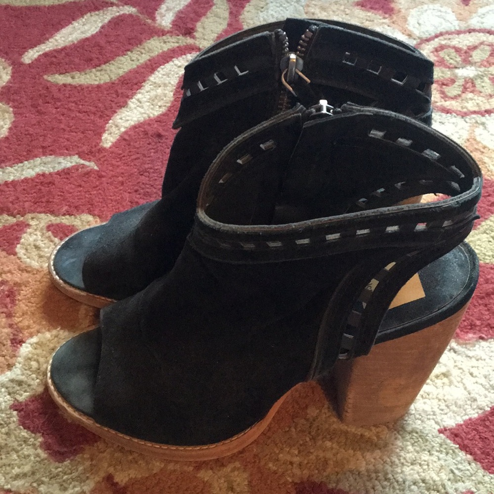 COPY - Dolce Vita Suede Black Bootie (9)